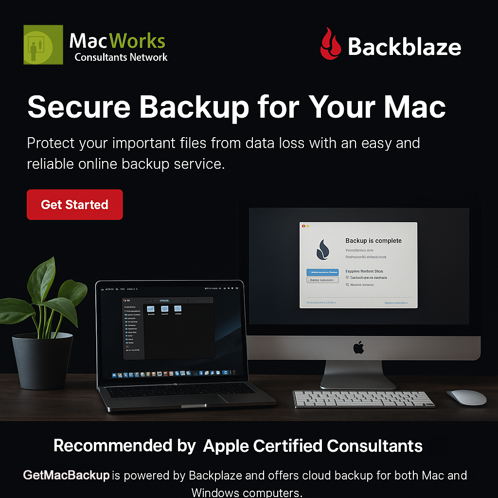 Backup Promo Graphic for Mac